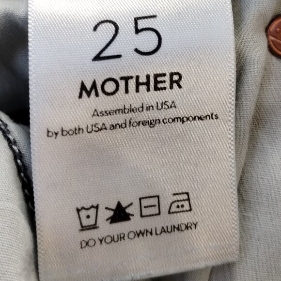 MOTHER High Waisted Runaway Jeans Tongue and Chic Size 25 - Picture 8 of 12